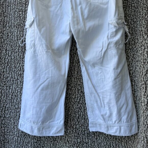 CARIBBEAN JOE Let Go Cropped White Cargo Pants - Picture 12 of 12